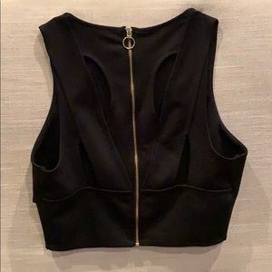 Small Black Express Top